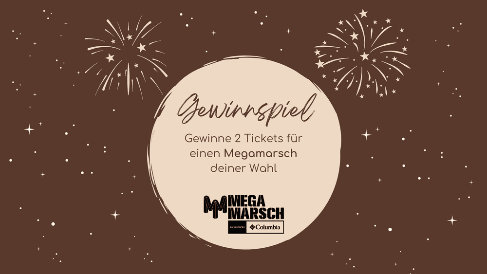 Gewinne 2 Tickets für einen Megamarsch! Neujahrsgewinnspiel von wanderrausch und Megamarsch