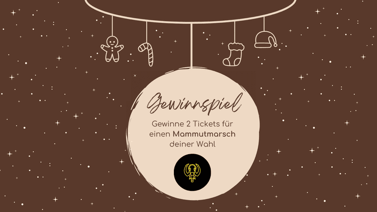 Gewinne Tickets für einen Mammutmarsch! Adventsgewinnspiel von wanderrausch und Mammutmarsch