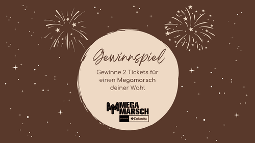 Gewinne 2 Tickets für einen Megamarsch! Neujahrsgewinnspiel von wanderrausch und Megamarsch